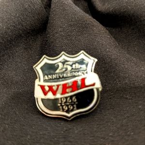 Western Hockey League Collectible Vintage Pin 1966-1991 RARE 1"